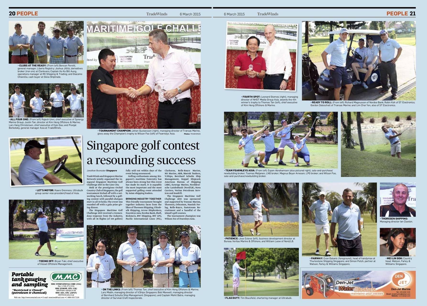 Singapore Maritime Golf - A resounding success